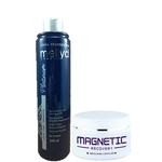 Shampoo Platinum 250ml e Máscara Magnetic 250mL Mellyd