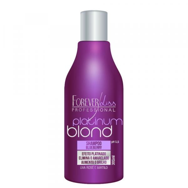 Shampoo Platinum Blond Matizador 300ml Forever Liss