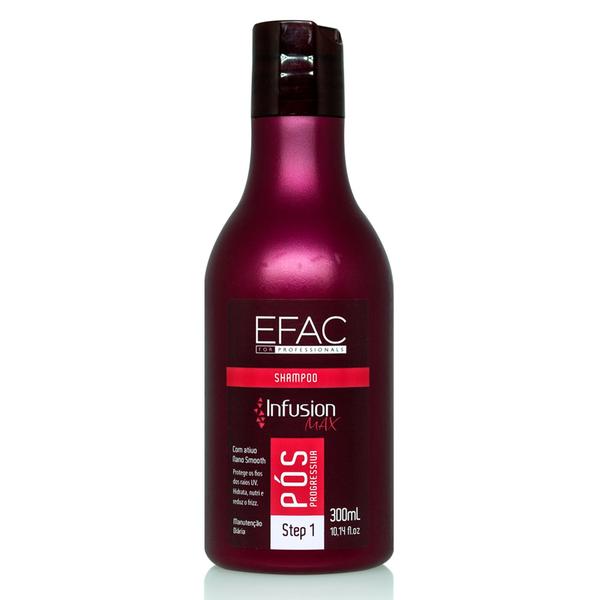 Shampoo Pós-Progressiva e Química EFAC Infusion Max - 300mL - Efac Cosméticos