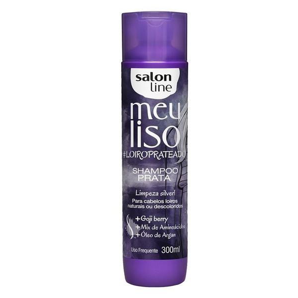 Shampoo Prata Salon Line Meu Liso Loiro Prateado 300ml