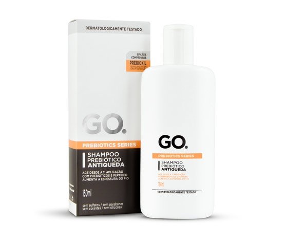 Shampoo Prebiótico Antiqueda GO. 150ml - Go.man