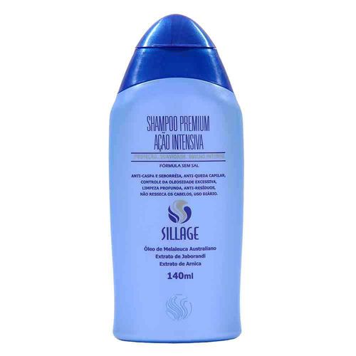 Shampoo Premium Ação Intensiva Anticaspa140ml - Sillage