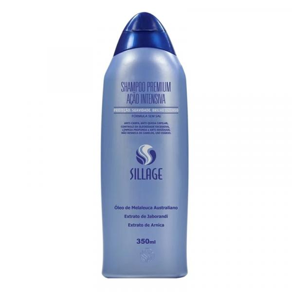 Shampoo Premium Ação Intensiva Sillage 350 Ml Anti-Caspa