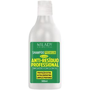 Shampoo Premium Anti Resíduo Milady Cosméticos - 500ml