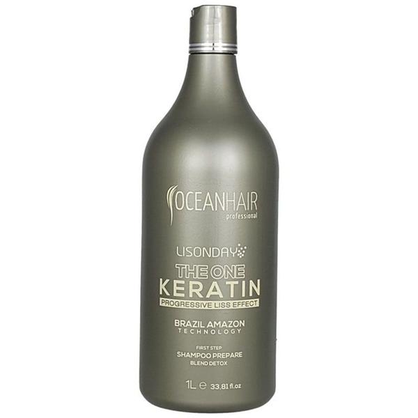 Shampoo Prepare Anti-Resíduo Lisonday The One Keratin 1Lt Ocean Hair - Oceanhair