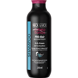 Shampoo - Pro-Hair D.D. Cream 360° de Benefícios 250ml - Nick&Vick