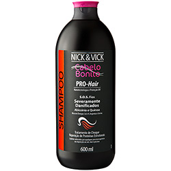 Shampoo Pro-Hair S.O.S Fios Abissínia e Quinoa 600ml - Nick & Vick