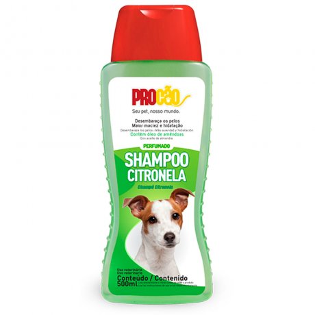 Shampoo Procão para Cães e Gatos Citronela 500ml -