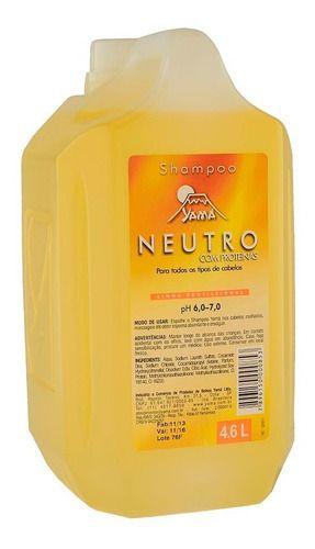 Shampoo Profissional Neutro com Proteínas Galão 4,6l Yamá