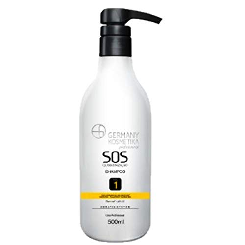 Shampoo Profissional Sos Queratina 500Ml Germany Barrominas