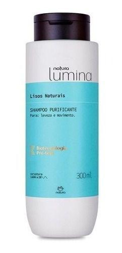 Shampoo Purificante 300ml Cabelos Lisos - Lumina - Brasil