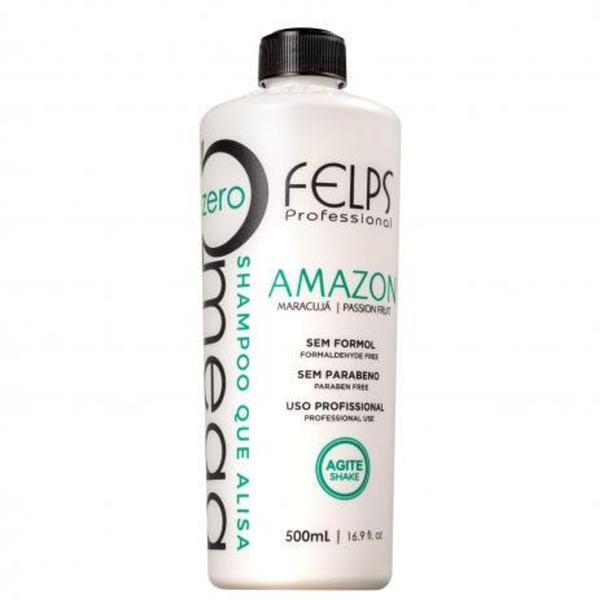 Shampoo que Alisa Omega Zero Amazon Felps Professional 500ml