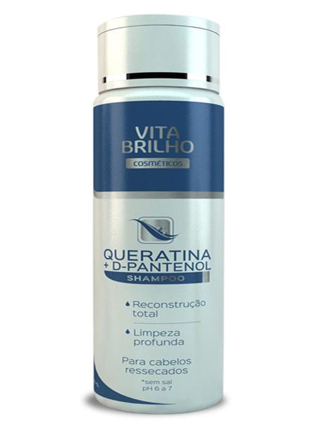 Shampoo Queratina+D-Pantenol 300ml Vita Brilho