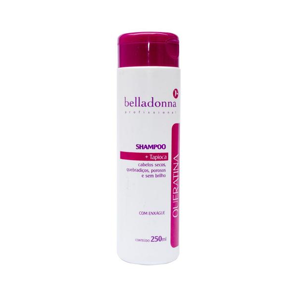 Shampoo Queratina + Tapioca 250ml Belladonna