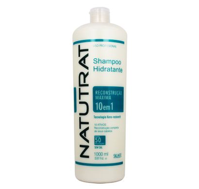Shampoo Reconstrução Máxima Natutrat 10 em 1 Profissional 1L - Skafe