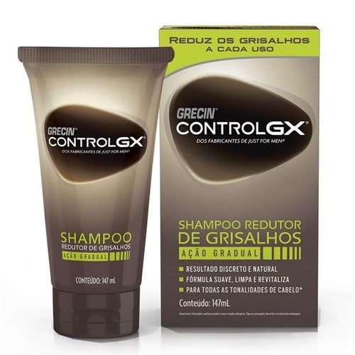 Shampoo Redutor de Cabelos Brancos e Grisalhos Control Gx | Grecin | 1...