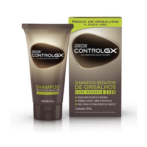 Shampoo Redutor de Grisalhos Grecin Control GX 147ml