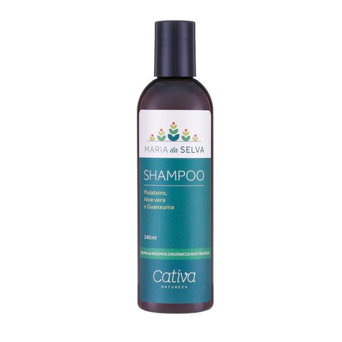 Shampoo Regenerador Natural Maria da Selva para Cabelos Ressecados 240ml – Cativa Natureza