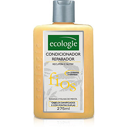Shampoo Reparador Banana e Folhas de Menta 275ml - Ecologie