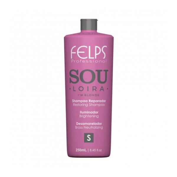 Shampoo Reparador Sou Loira - Felps - 250ml - Felps Profissional