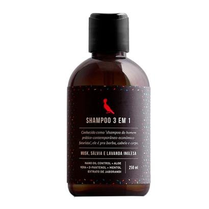 Shampoo Reserva 3 em 1 Musk 250ml