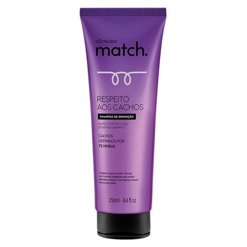 Shampoo Respeito Aos Cachos 300Ml [Match. - o Boticário]