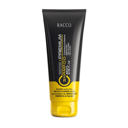 Shampoo Restaurador para Fios Secos e Danificados Serie Premium - Racco