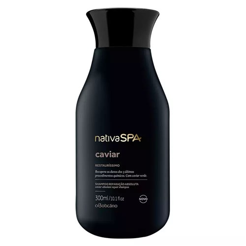 Shampoo Restauríssimo Caviar 300Ml [Nativa Spa - o Boticário]