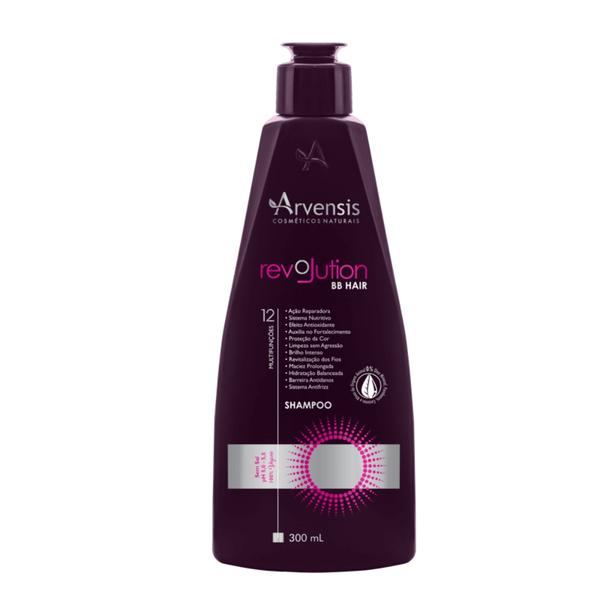 Shampoo Revolution BB Hair Multifunções Natural e Vegano 300ml Arvensis