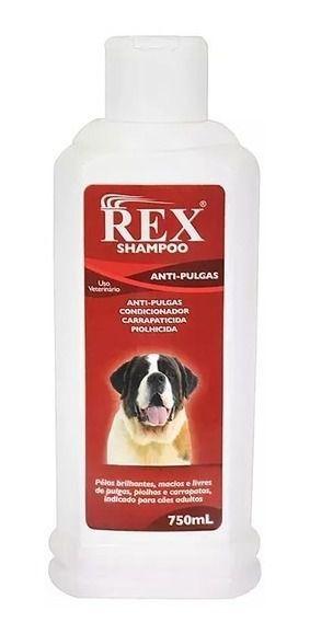 Shampoo Rex Anti Pulgas 750 Ml - Lookfarm