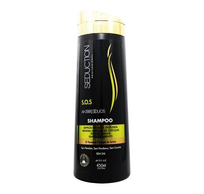 Shampoo S.O.S Antirresíduos 450ml - Seduction