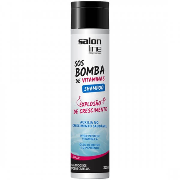 Shampoo S.O.S. Bomba de Vitaminas 300ml (Emb. Contém 2un.) - Salon Line