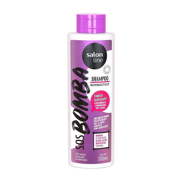 Shampoo S.O.S. Bomba de Vitaminas Mega Hidratação 300ml - Salon Line