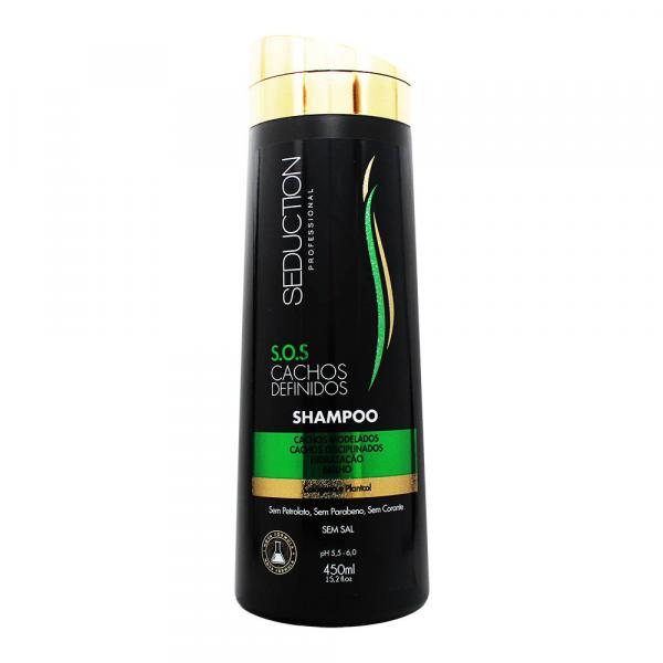 Shampoo S.O.S Cachos Definidos 450ml - Seduction - Seduction Professional