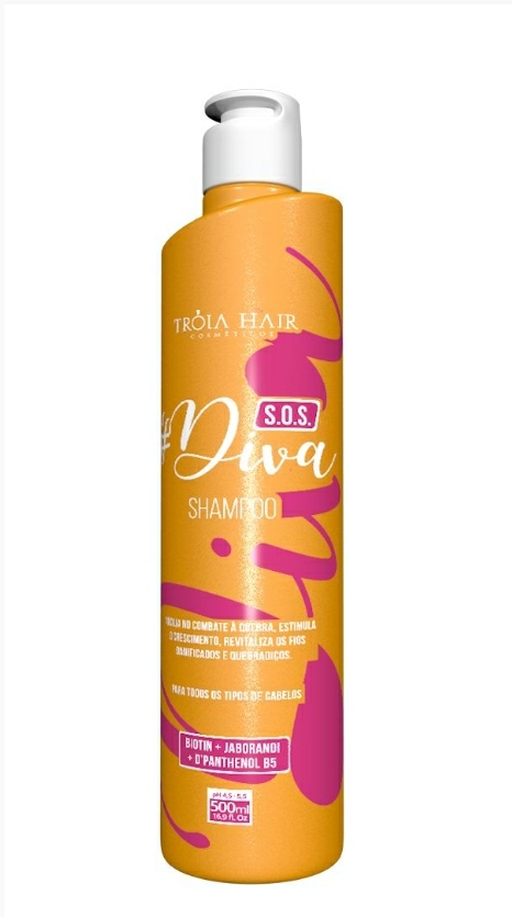 Shampoo S.O.S Diva 500.ml - Tróia Hair