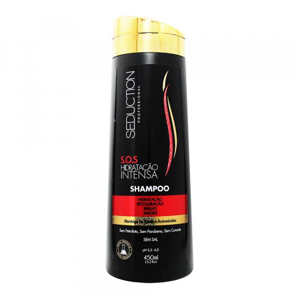Shampoo S.O.S Hidratação Intensa 450ml - Seduction - Seduction Professional