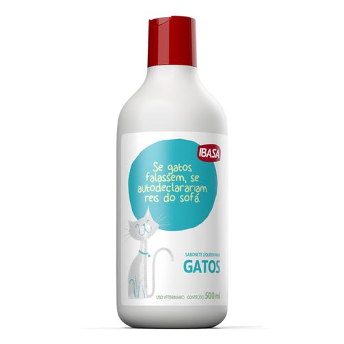 Shampoo Sabonete Líquido Gatos 500ml
