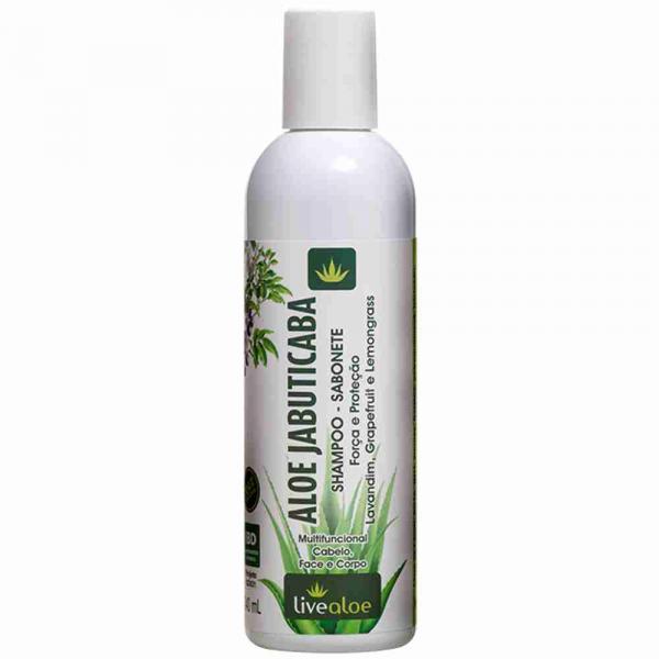 Shampoo Sabonete Multifuncional Aloe Jabuticaba 240ml Live Aloe