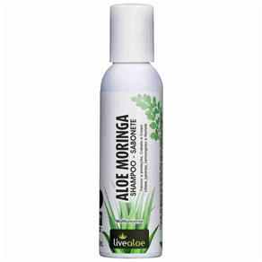 Shampoo Sabonete Multifuncional Aloe Moringa 120ml Live Aloe