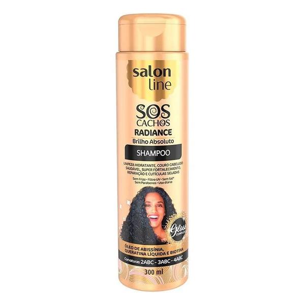 Shampoo Salon Line 300ml Sos Radiance - Salon Line Professional