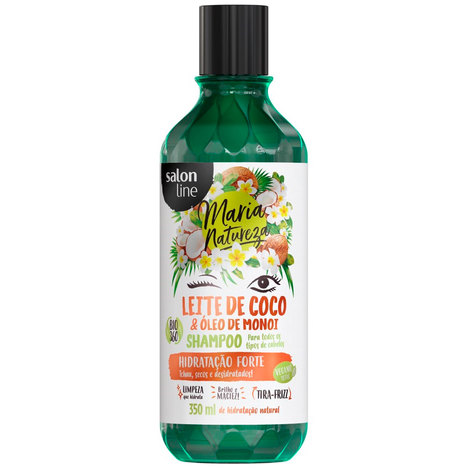 Shampoo Salon Line Maria Natureza Leite de Coco e Óleo de Monoi 350Ml