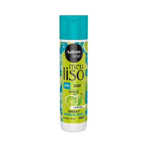 Shampoo Salon Line Meu Liso Limão Detox 300ml
