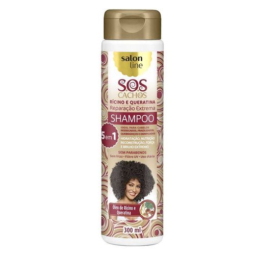 Shampoo Salon Line Rícino Queratina - 300ml
