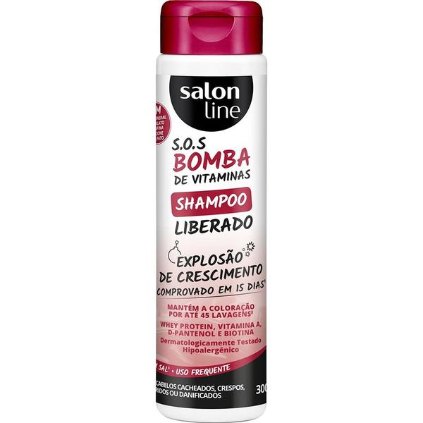Shampoo Salon Line S.O.S Bomba de Vitaminas Liberado 300ml - Devintex Cosméticos
