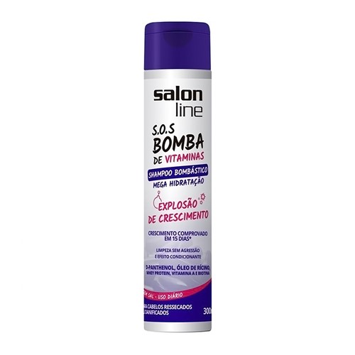 Shampoo Salon Line S.O.S Bomba de Vitaminas Mega Hidratação com 300ml