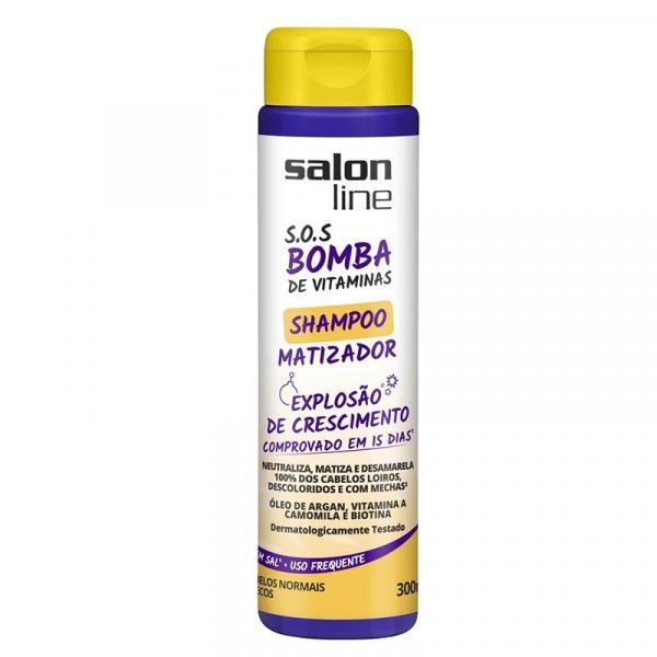 Shampoo Salon Line S.O.S Bomba Matizador Normais a Secos 300ml