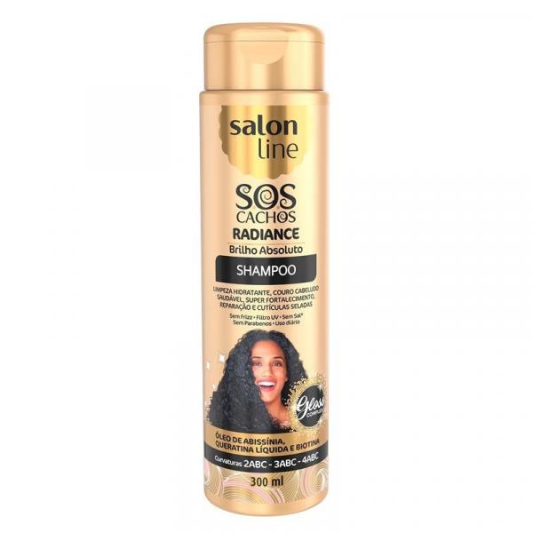 Shampoo Salon Line S.O.S Cachos 300 Ml Radiance Brilho Absoluto