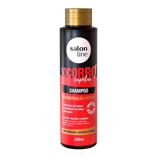 Shampoo Salon Line Socorro Capilar Reconstrução Intensa 300ml