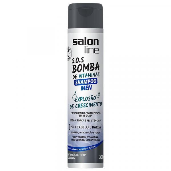 Shampoo Salon Line SOS Bomba de Vitaminas Men 300ml