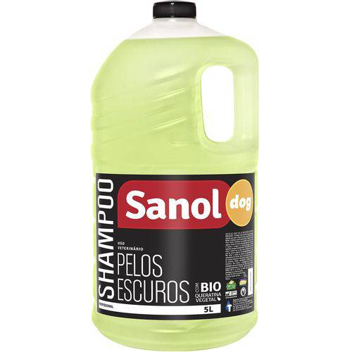 Shampoo Sanol Dog para Pelos Escuros - 5 Litros